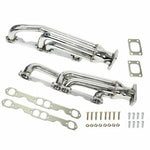 Twin Turbo Headers For Chevy Camaro TransAm Firebird 350 305 T3 SBC GM Manifolds