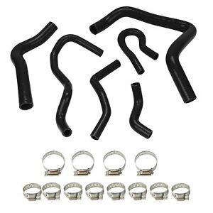 Silicone Radiator Hose For HONDA CIVIC TYPE R EK EG B16A B18C EX SI KIT Black