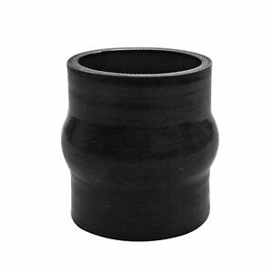 2 3/4" 70mm Hump Straight Silicone Hose Intercooler Coupler Tube Pipe Black 2.75