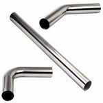 3" 76mm OD Stainless Steel Straight 45 90 Degree Exhaust Piping Pipe Tubes Kit