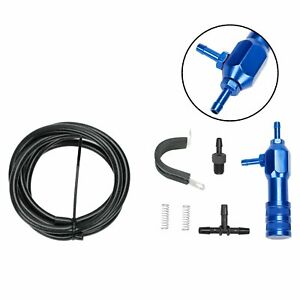 Adjustable Racing Turbo Boost 1-30 Psi Car Manual Boost Controller Kit Blue New