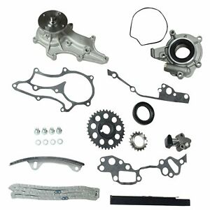 Timing Chain Kit Water & Oil Pump For Toyota 2.4 Pickup 4Runner Celica 85-95