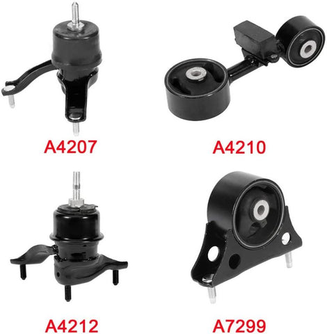 Engine Mounts (A7299 A4212 A4210 A4207 )for Toyota Highlander