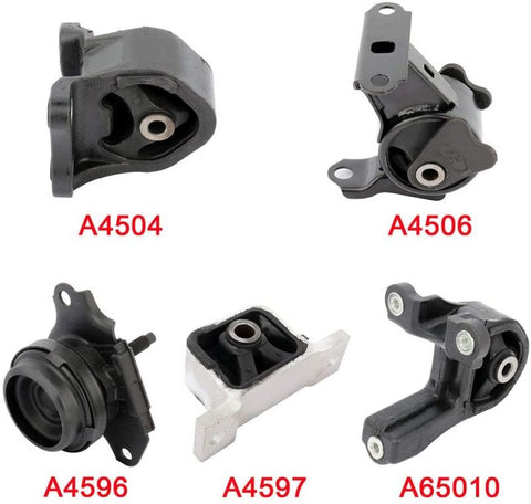 Engine Motor Mount (A6597 A6596 A4504 A4506 A65010)  for Honda CRV 2.4L